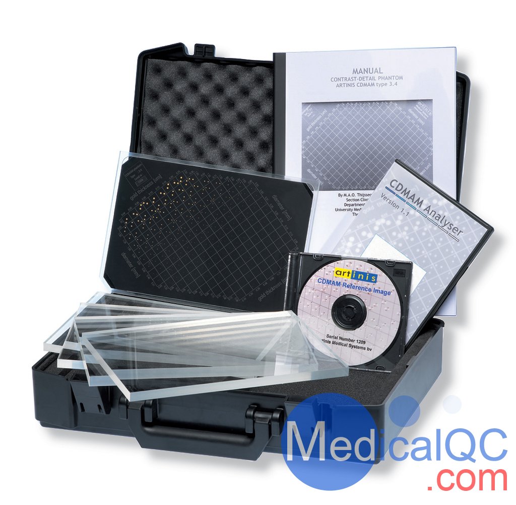 荷蘭Artinis CDMAM乳腺模體，CDMAM乳腺機(jī)成像低對(duì)比度閾值檢測(cè)模體