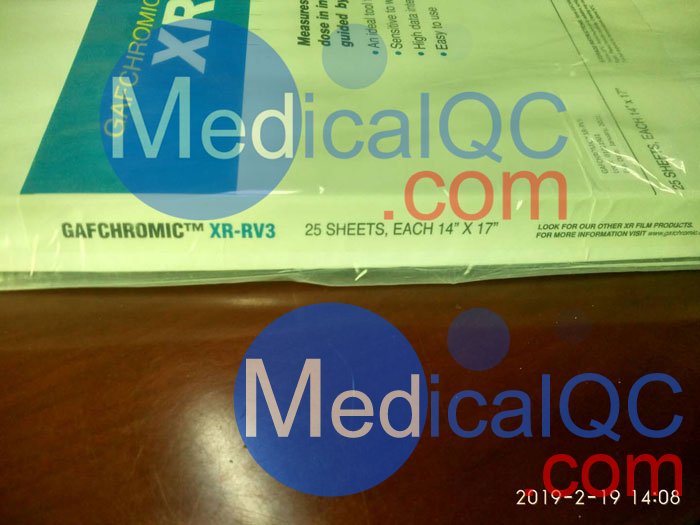 Gafchromic XR-RV3皮膚劑量QA免沖洗膠片，Gafchromic XR-RV3膠片