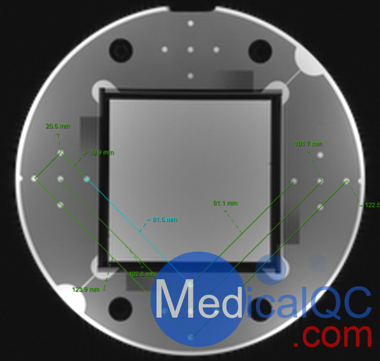 WEK-MRIP MRI質(zhì)控模體,WEK-MRIP磁共振質(zhì)控模體成像圖